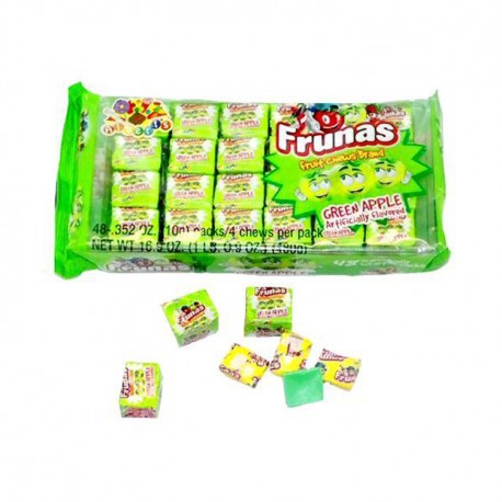 Frunas Fruit Chews Green Apple 48ct