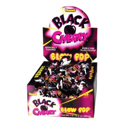 Charms  $0.25 Blow Pop 48ct - Black Cherry