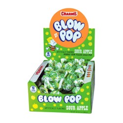 Charms  $0.25 Blow Pop 48ct - Sour Apple