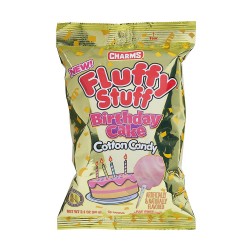 Charms  Fluffy Stuff Cotton Candy 12ct Clip Strip - Birthday Cake
