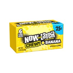 Now & Later 24/6pc SOFT (CHEWY) Banana
