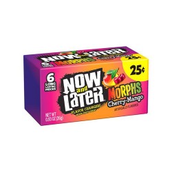 Now & Later 24/6pc MORPHS Cherry-Mango