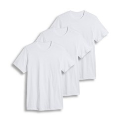 Cotton Plus - Crew Neck  WHITE  6X