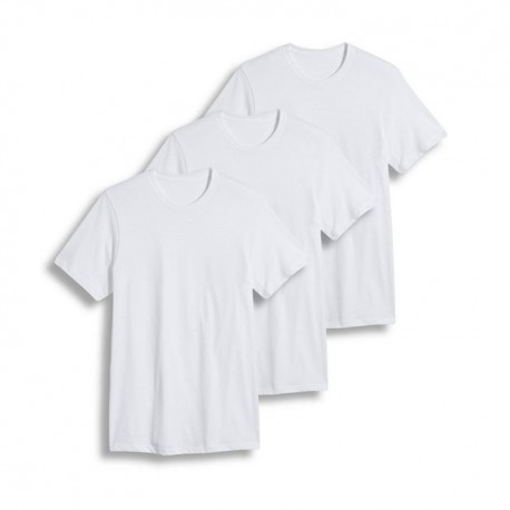 Cotton Plus - Crew Neck  WHITE  6X