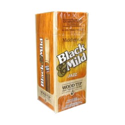 Black & Mild 25ct bx Wood Tip  -  JAZZ