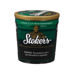 Stoker's 12oz Tub  -  Long Cut  WINTERGREEN