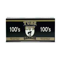 Gambler Tube Cut 100's 5/200ct -  GOLD