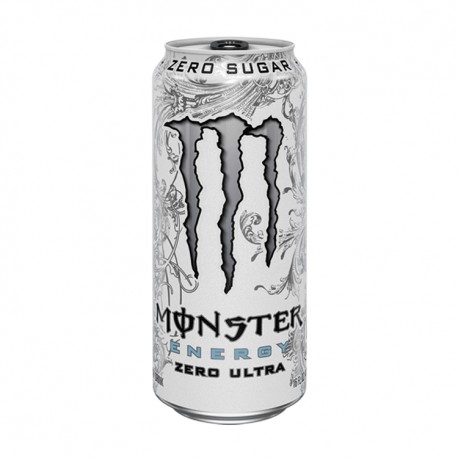 Monster Energy Drink 24/16oz  -  ULTRA  ZERO WHITE