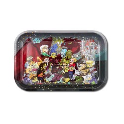 Medium Rolling Tray - Simpsons